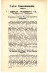 Box 7_26 (Subject Files- Fanaticism- Mental Science- Pamphlets- Talisman Publishing Co.- n.d) by ATS Special Collections and Archives