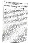 Box 7_28 (Subject Files- Fanaticism- _No Sect, No Home_ or Tramp Preachers- Clippings-1905-1909) by ATS Special Collections and Archives