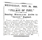 Box 7_35 (Subject Files- Fanaticism- Pentecostal Dancers or Pillars of Fire- Clippings- 1901-1909) by ATS Special Collections and Archives