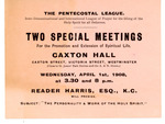 Box 8_2 (Subject Files- Fanaticism- Pentecostal League- Correspondence_ handbill, 1908) by ATS Special Collections and Archives