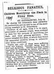 Box 8_44 (Subject Files- Fanaticism- Violence Practices w-in the Group, Clippings, 1902-1909) by ATS Special Collections and Archives