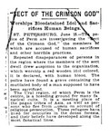 Box 8_44 (Subject Files- Fanaticism- Violence Practices w-in the Group, Clippings, 1902-1909) by ATS Special Collections and Archives