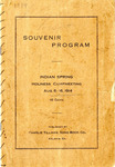 Box 2-5 (Printed Material- Sourenir Program, 1914)