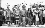 Men in tribal costumes 