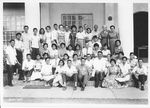 ESJ and J T Seamands with a group at Siev, Borneo