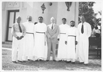 ESJ and group at St Thomas Church, 1956