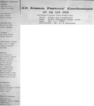 All Assam Pastors' Conference, Jorhat, 1979 - Title Page of Photo Album