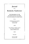 1959 Journal of the Kentucky Conference: The Proceedings of the One Hundred and Thirty-Ninth Session (Twenty-First Session of the United Church) by The Methodist Church