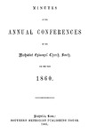 1860 Minutes of the Annual Conferences of the Methodist Episcopal Church, South, for the Year 1860