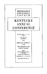 1930 Official Journal of the Kentucky Annual Conference of the Methodist Episcopal Church: The One Hundred and Fourth Session