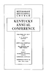 1931 Official Journal of the Kentucky Annual Conference of the Methodist Episcopal Church: The One Hundred and Fifth Session