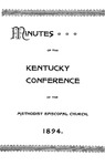 1894 Minutes of the Sixty-Eighth Session of the Kentucky Conference of the Methodist Episcopal Church by Methodist Episcopal Church