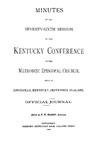 1902 Minutes of the Seventy-Sixth Session of the Kentucky Conference of the Methodist Episcopal Church by Methodist Episcopal Church