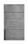 1869 Minutes of the Kentucky Annual Conference of the Methodist Episcopal Church, The Seventeenth Session by Methodist Episcopal Church