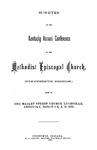1871 Minutes of the Kentucky Annual Conference of the Methodist Episcopal Church, The Nineteenth Session