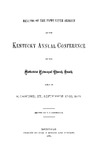 1879 Minutes of the Fifty-Ninth Session of the Kentucky Annual Conference of the Methodist Episcopal Church, South