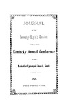 1898 Journal of the Seventy-Eighth Session of the Kentucky Annual Conference of the Methodist Episcopal Church, South by Methodist Episcopal Church, South
