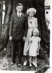 Ruth (Jarrett) Barker with Son, Kenneth and Daughter Ruth Ann (1940)