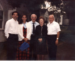 Bill and Sue Arnold, Dr. and Mrs. Merne Harris and Dr. Bill Cocker (1989)