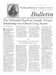 Wesleyan Holiness Studies Center bulletin 5:2 (Summer 1997)