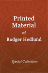 Printed Material of Roger Hedlund: Korku Field History by Roger Hedlund