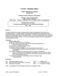 Christian Ethics