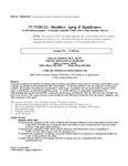 Tutorial in Christian Ethics and Society