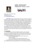 Christian Formation: Kingdom, Church & World