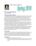 Christian Formation: Vocation of Ministry