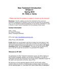 New Testament Introduction