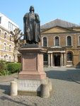 City Road Chapel and John Wesley Statue by Ken Boyd