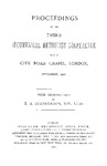 1901 Proceedings of the Third Ecumenical Methodist Conference